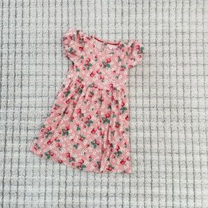 Mini Boden Pink Strawberry Kids Dress